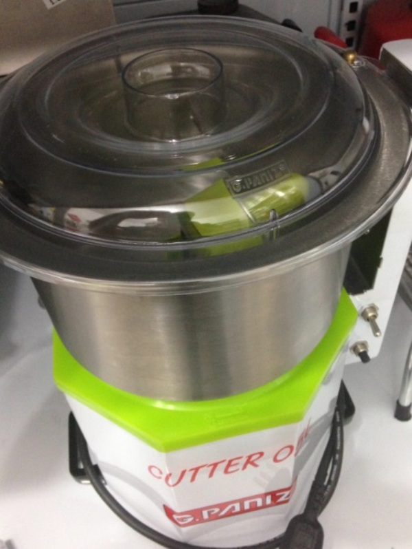 PROCESSADOR CUTTER 5 LITROS G.PANIZ CUBA EM AÃ‡O 304 9 PARA MAIONESE, PASTAS, PATÃŠS E MOLHOS